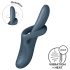 Satisfyer Heat Flex 4 - Vibrador com Aquecimento e Estimulador de Clitóris (Cinza)