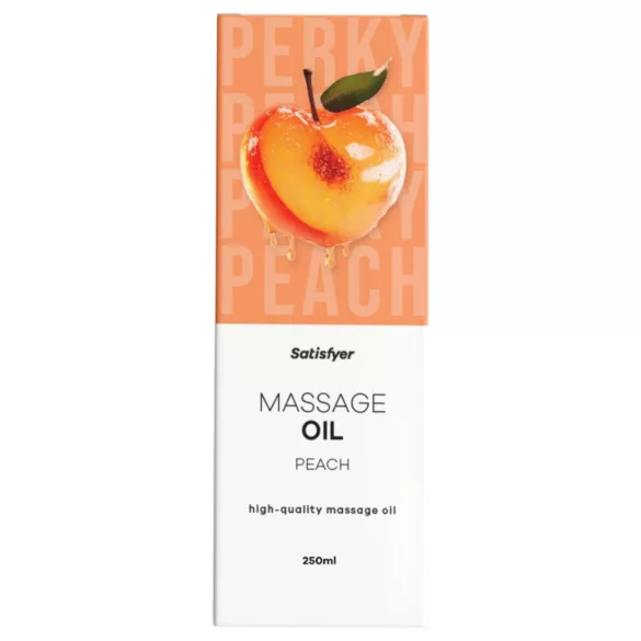 Satisfyer - óleo de massagem - pêssego - 250ml