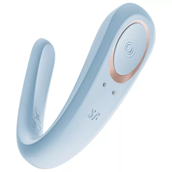 Satisfyer Double Classic - vibrador para casais (azul)