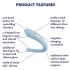 Satisfyer Double Classic - vibrador para casais (azul)