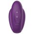 Mrow - Vibrador para Casal, Recarregável, À Prova d'Água, 3 Motores (Lilás)