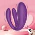 Mrow - Vibrador para Casal, Recarregável, À Prova d'Água, 3 Motores (Lilás)