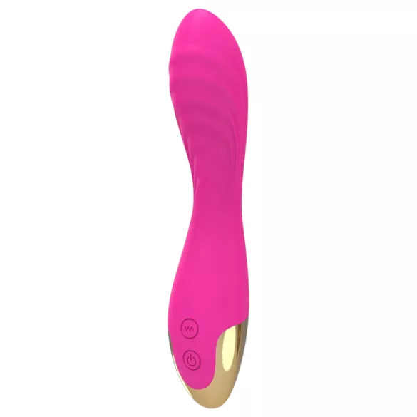 Mrow - vibrador ponto G recarregável à prova d'água - rosa