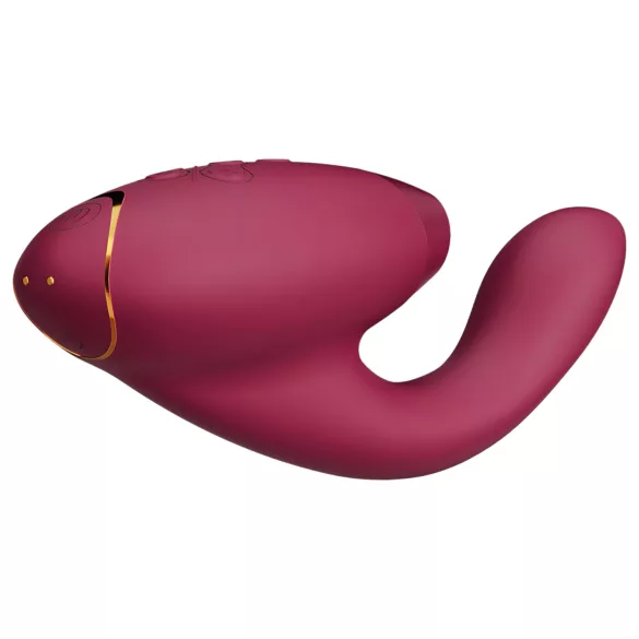 Womanizer - Vibrador 2 em 1 ponto G e clitóris - vermelho