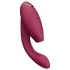 Womanizer - Vibrador 2 em 1 ponto G e clitóris - vermelho