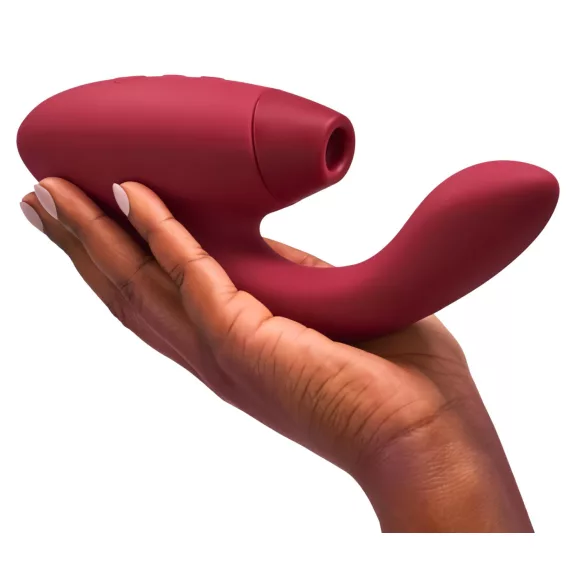 Womanizer - Vibrador 2 em 1 ponto G e clitóris - vermelho