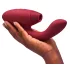 Womanizer - Vibrador 2 em 1 ponto G e clitóris - vermelho