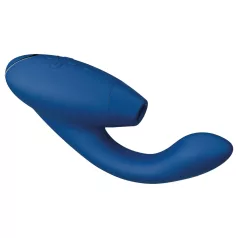   Womanizer - vibrador duplo ponto G e clitóris - silicone azul