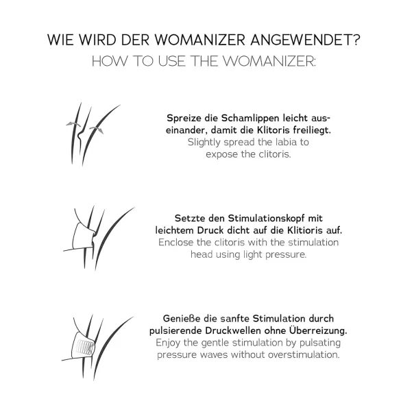Womanizer - vibrador duplo ponto G e clitóris - silicone azul