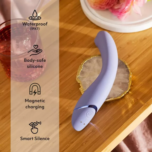 Womanizer OG - vibrador ponto G sucção clitóris recarregável 2 em 1 - lilás
