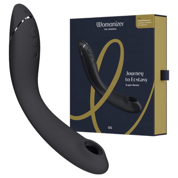 Womanizer OG - vibrador 2 em 1 com ondas de ar, recarregável (preto)