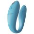 We-Vibe Sync Go - vibrador smart recarregável para casais (turquesa)
