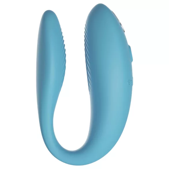 We-Vibe Sync Go - vibrador casal recarregável inteligente - silicone turquesa