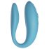 We-Vibe Sync Go - vibrador smart recarregável para casais (turquesa)