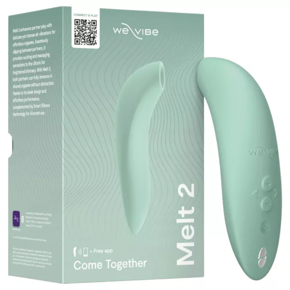 We-Vibe Melt 2 - Estimulador de clitóris por ondas de ar controlado por app (turquesa)