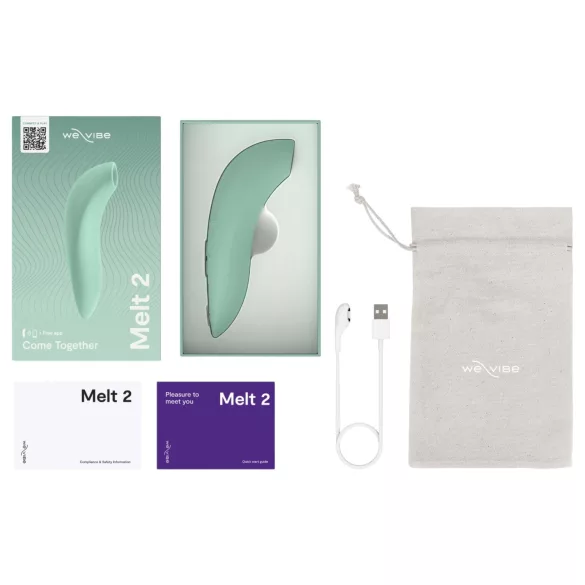 We-Vibe Melt 2 - Estimulador de clitóris por ondas de ar controlado por app (turquesa)