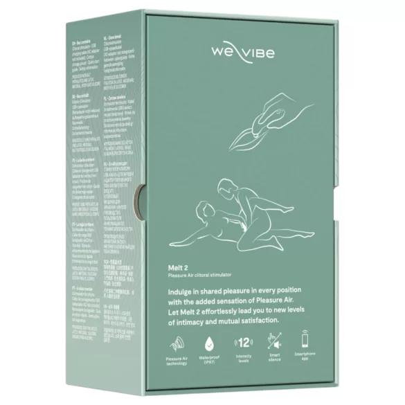 We-Vibe Melt 2 - Estimulador de clitóris por ondas de ar controlado por app (turquesa)