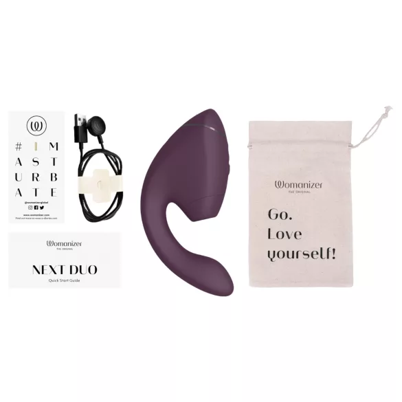 Womanizer Next Duo - vibrador 2 em 1 para o ponto G (roxo)