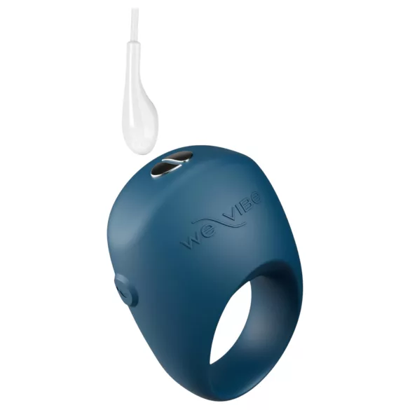 We-Vibe Pivot 2 - anel peniano vibratório inteligente - silicone azul