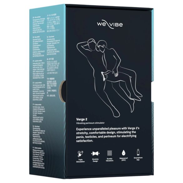 We-Vibe Verge 2 - anel peniano vibratório inteligente (preto)