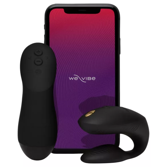 We-Vibe Chorus Pro - Vibrador para casais com controlo por app e telecomando (preto)