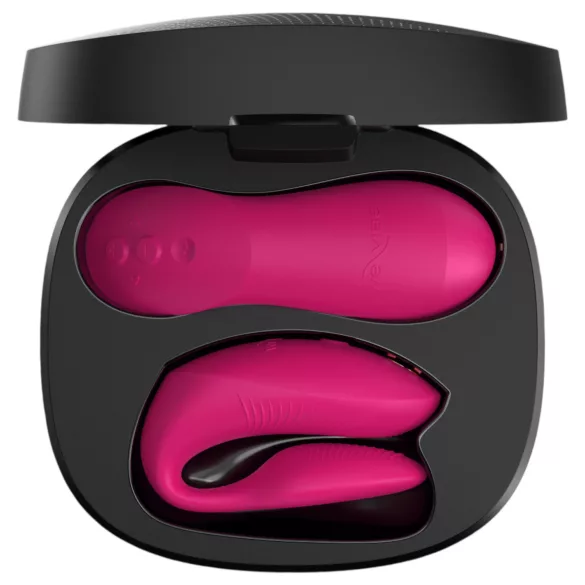 We-Vibe Chorus Pro - vibrador para casais com controlo por app e telecomando (rosa)