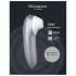 Womanizer Pro - estimulador de clitóris por ondas de ar (cinza)