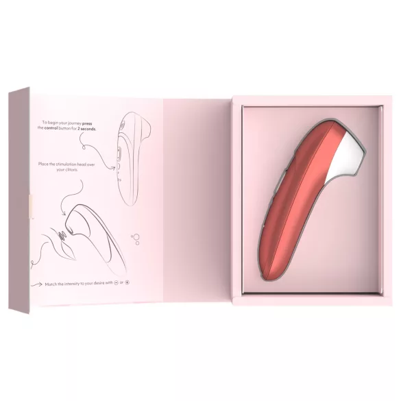 Womanizer Pro - estimulador de clitóris por ondas de ar (vermelho)
