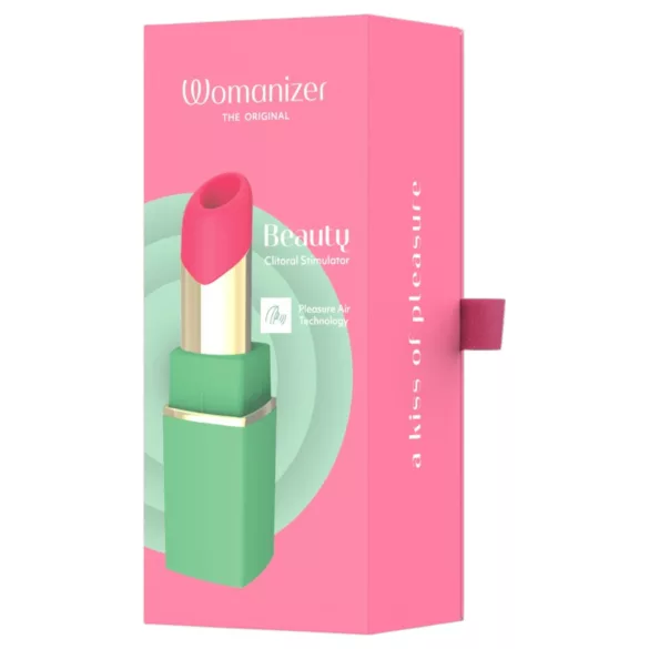 Womanizer Beauty - estimulador de clitóris por ondas de ar em formato de batom (verde)