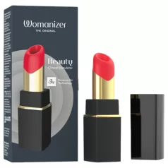   Womanizer Beauty - estimulador de clitóris por ondas de ar em formato de batom (preto)