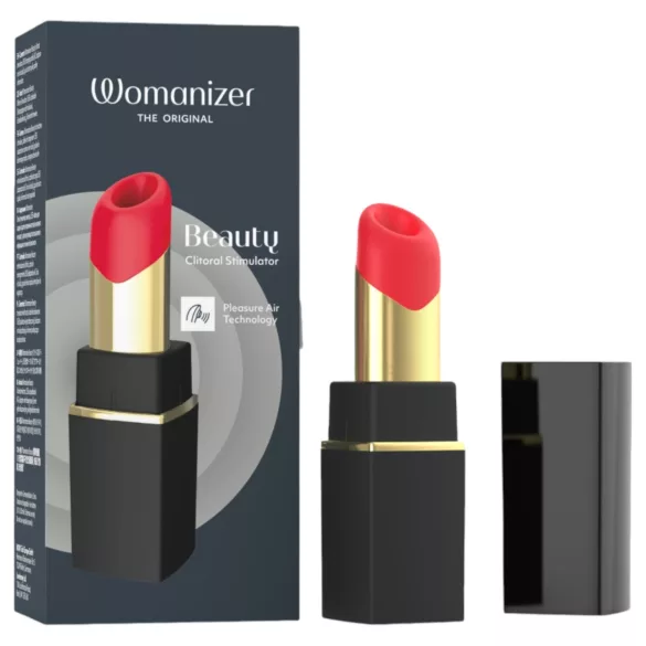 Womanizer Beauty - estimulador de clitóris por ondas de ar em formato de batom (preto)