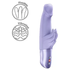   Fun Factory Wicked Angel - vibrador com braço para clitóris (roxo)