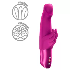   Fun Factory Wicked Angel - vibrador com estimulador de clitóris (rosa)
