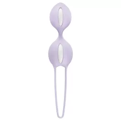 Fun Factory - bolas de Kegel duplas - silicone - roxo