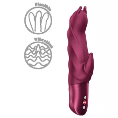   Fun Factory Darling Devil - vibrador com braço para clitóris (vermelho)