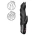 Fun Factory Darling Devil - vibrador com estimulador de clitóris (preto)