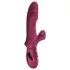 Fun Factory Bi Stronic Curve - vibrador com função de impulsos e estimulador de clitóris (vermelho)