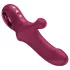 Fun Factory Bi Stronic Curve - vibrador com função de impulsos e estimulador de clitóris (vermelho)