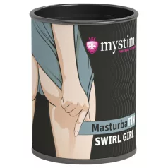   Mystim - masturbador masculino texturizado - Swirl Girl branco