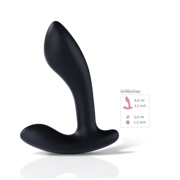 Mystim Flexing Flavio - massageador próstata elétrico com vibração - preto