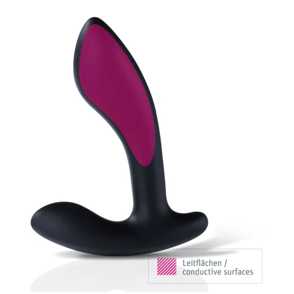 Mystim Flexing Flavio - massageador próstata elétrico com vibração - preto