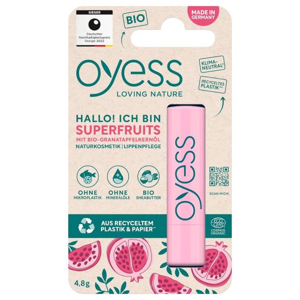 Oyess BIO - Bálsamo Labial de Frutas