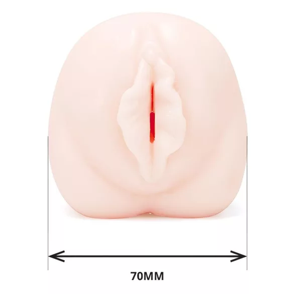 TAMASHII Orgasmo Contínuo - masturbador tipo vagina de anime (cor natural)