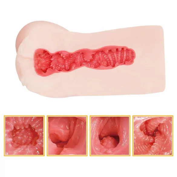 TAMASHII Squeezing Ranch - masturbador masculino tipo vagina de anime (cor natural)