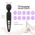 Mrow - vibrador à prova d'água, recarregável (preto)