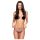 Baci - Tanga aberta floral com pedra (roxo)
