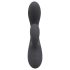 le Wand Soft Rabbit - Vibrador com braço clitoriano duplo motor (preto)
