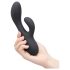 le Wand Soft Rabbit - Vibrador com braço clitoriano duplo motor (preto)