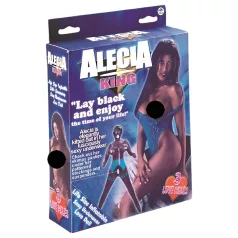Alecia King - boneca inflável tamanho real - pele marrom