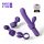 Magic Stick - Vibrador com Pontas Intercambiáveis (Lilás)